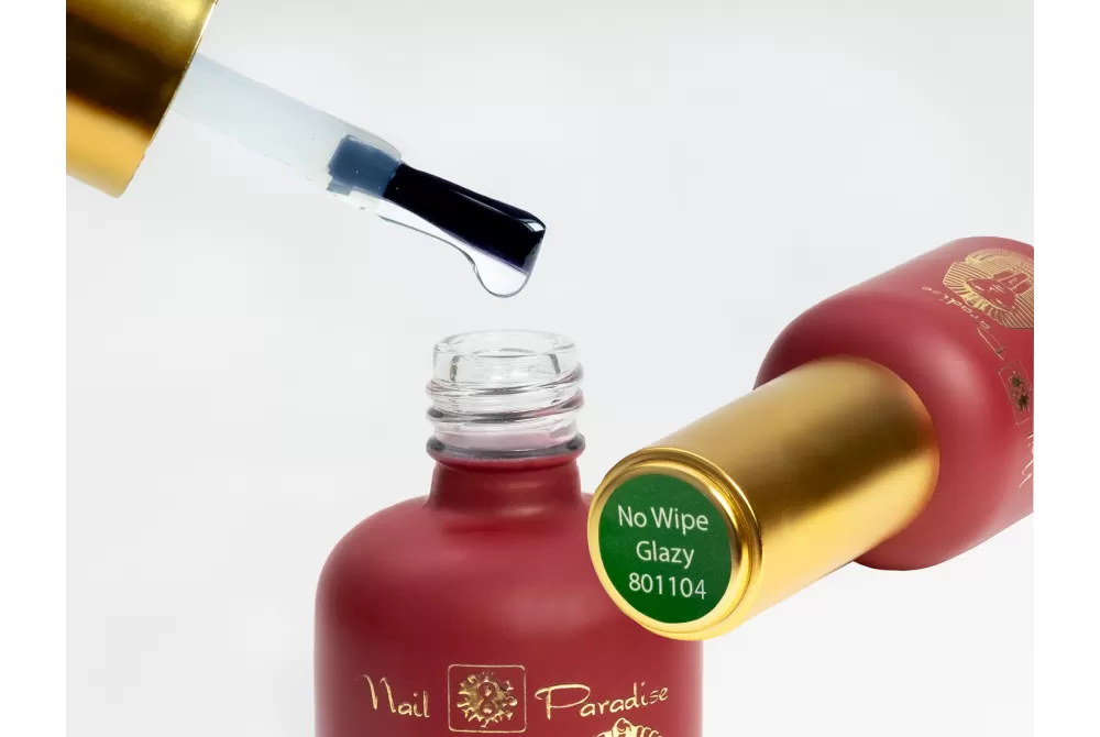 Top Coat - Glazy Green UV Protect no wipe 10ml