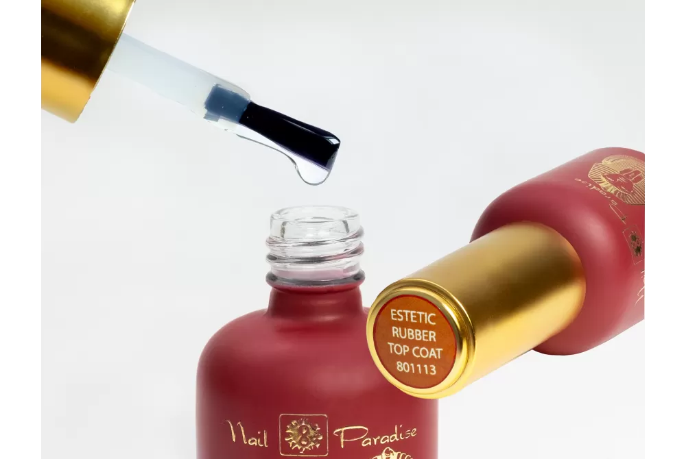 Top Coat - ESTETIC RUBBER with sticky layer 801113 10ml