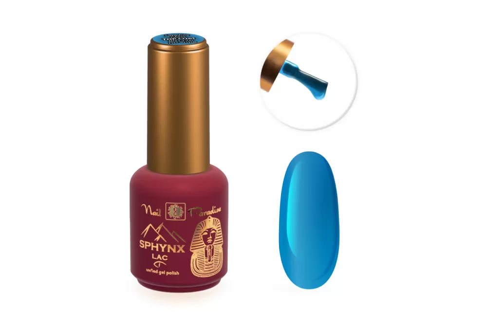 Stained Glass Top Coat - Sapphire Glass no wipe 10ml
