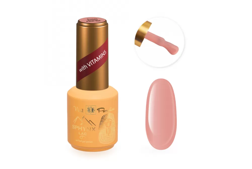 Fiber Gel with Vitamin E and Calcium - Roseate 15ml