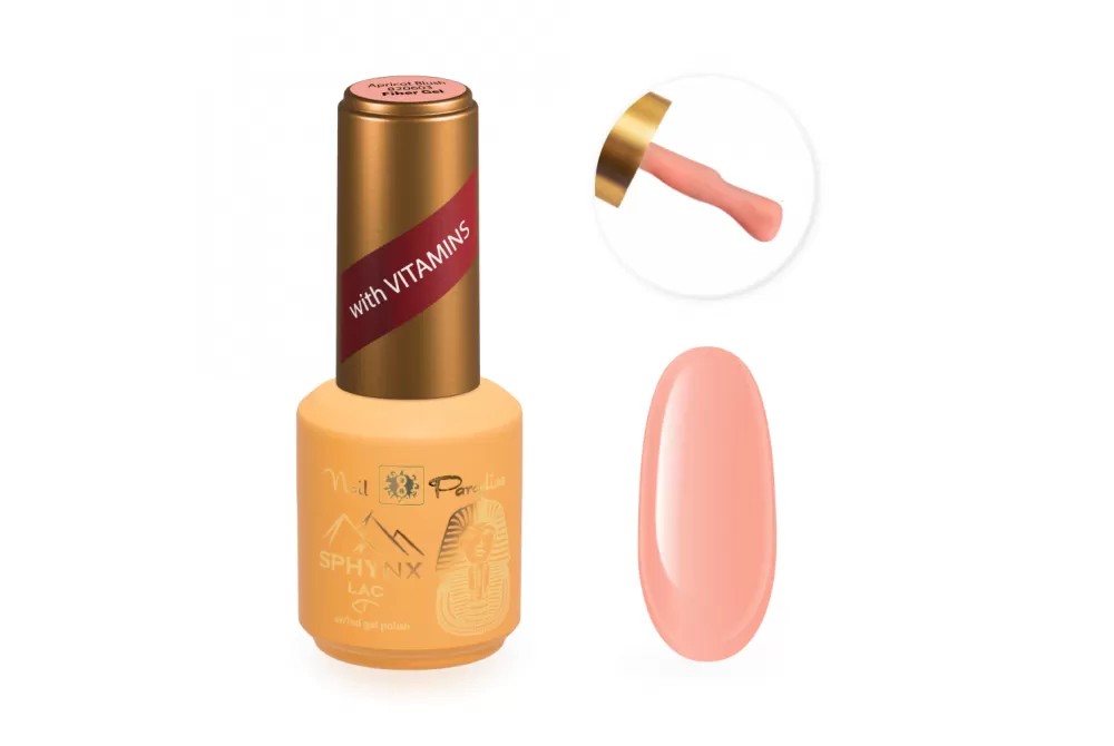 Fiber Gel with Vitamin E and Calcium - Apricot Blush 15ml