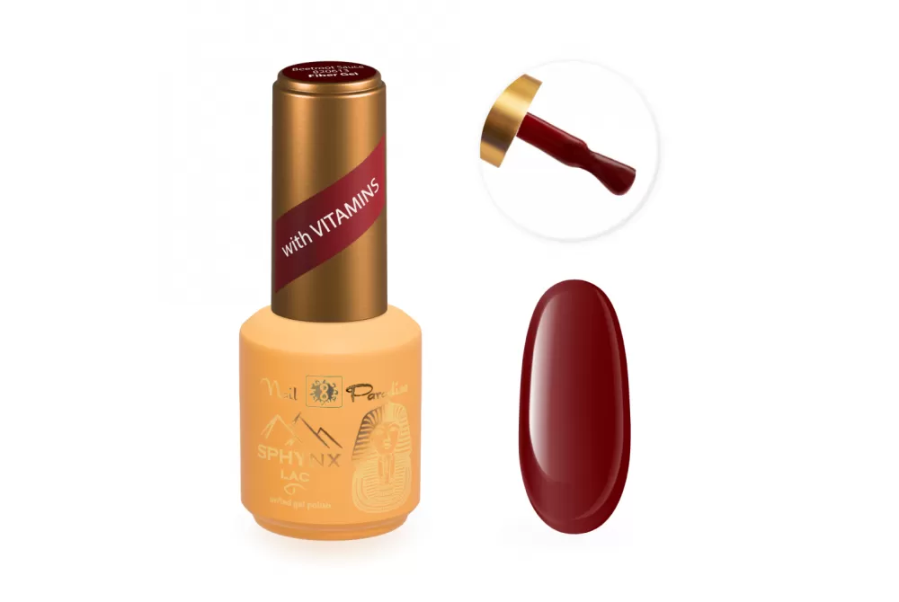 Fiber Gel with Vitamin E and Calcium - Beetroot Sauce 15ml
