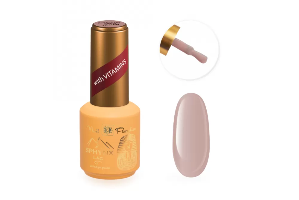 Fiber Gel with Vitamin E and Calcium - Romantic Pale 15ml