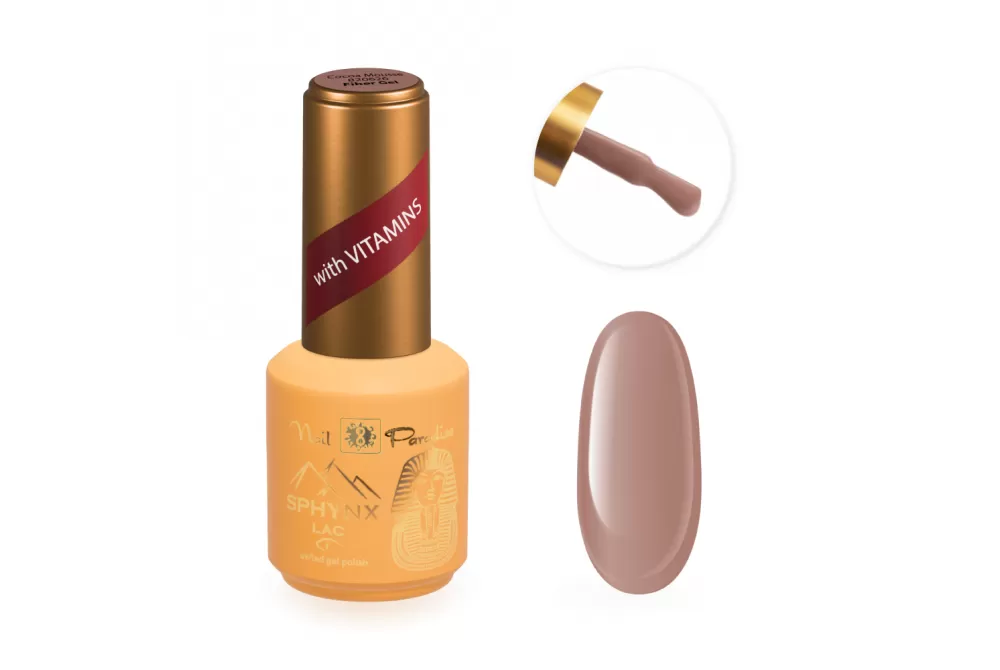 Fiber Gel with Vitamin E and Calcium - Cocoa Mousse 15ml