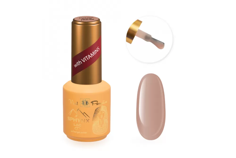 Fiber Gel with Vitamin E and Calcium - Peach Pearl 15ml