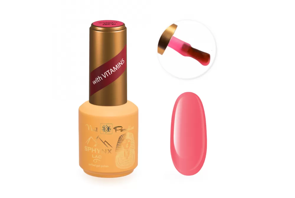 Fiber Gel with Vitamin E and Calcium - Strawberry Ice 15ml