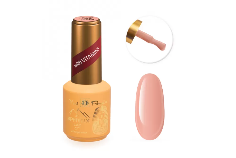 Fiber Gel with Vitamin E and Calcium - Toffee Treat 15ml
