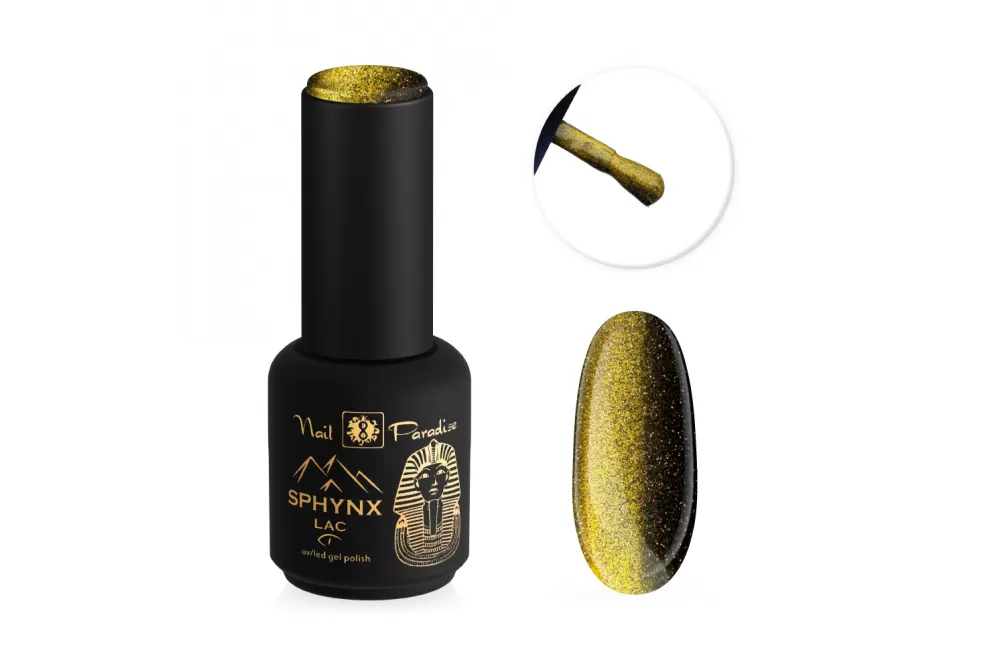 Cat Eye Gel Polish - Golden Coyote 10ml