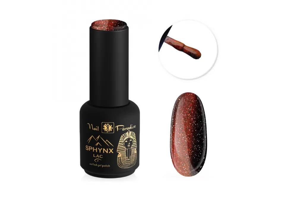 Cat Eye Gel Polish - Brown Ksilopa 10ml