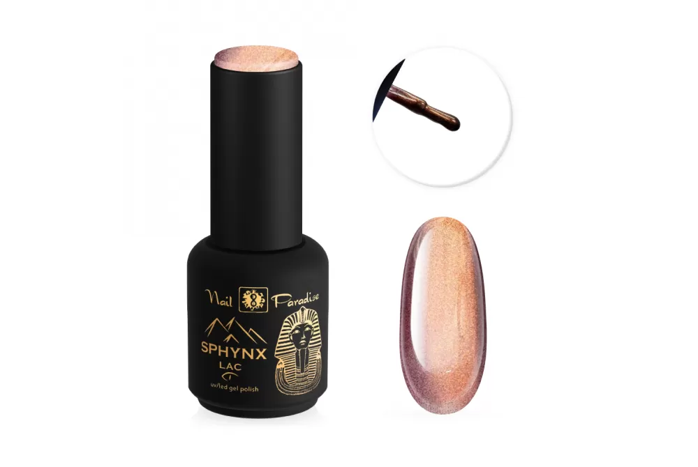 Cat Eye Gel Polish - Golden Tiger's Gaze 10ml