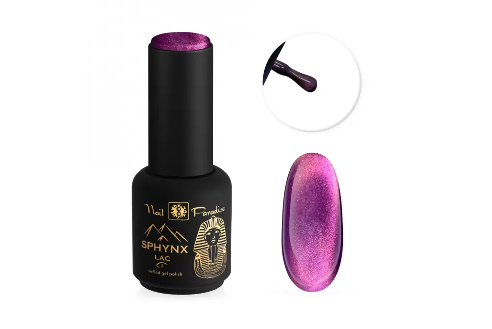 Cat Eye Gel Polish - Gilded Plum 10ml